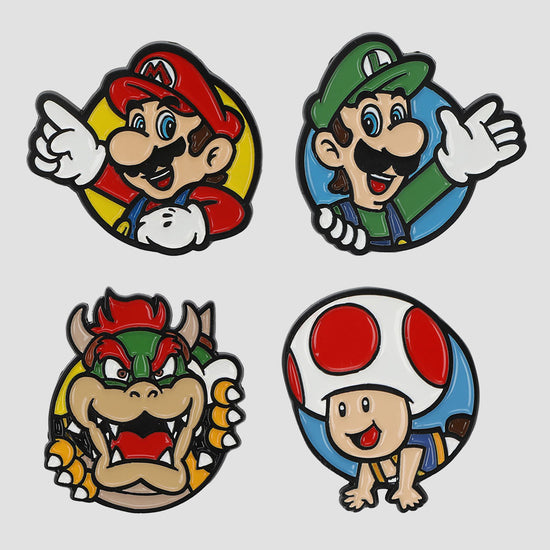 Super Mario Bros. Enamel Pin Set
