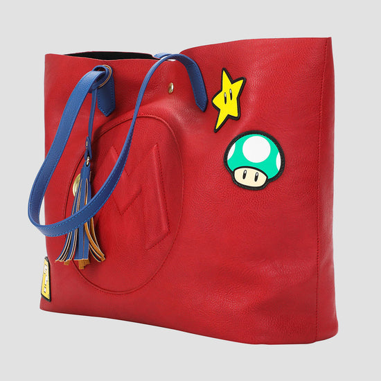 Super Mario Bros Patch Tote Bag