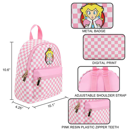 Super Mario Bros Princess Peach Mini Backpack