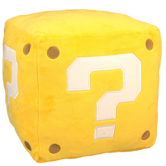 Little Buddy Super Mario Series Coin Box Pillow Cushion Plush, 10"