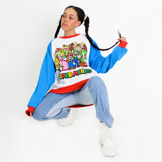 Super Mario Pullover Sweater by Cakeworthy