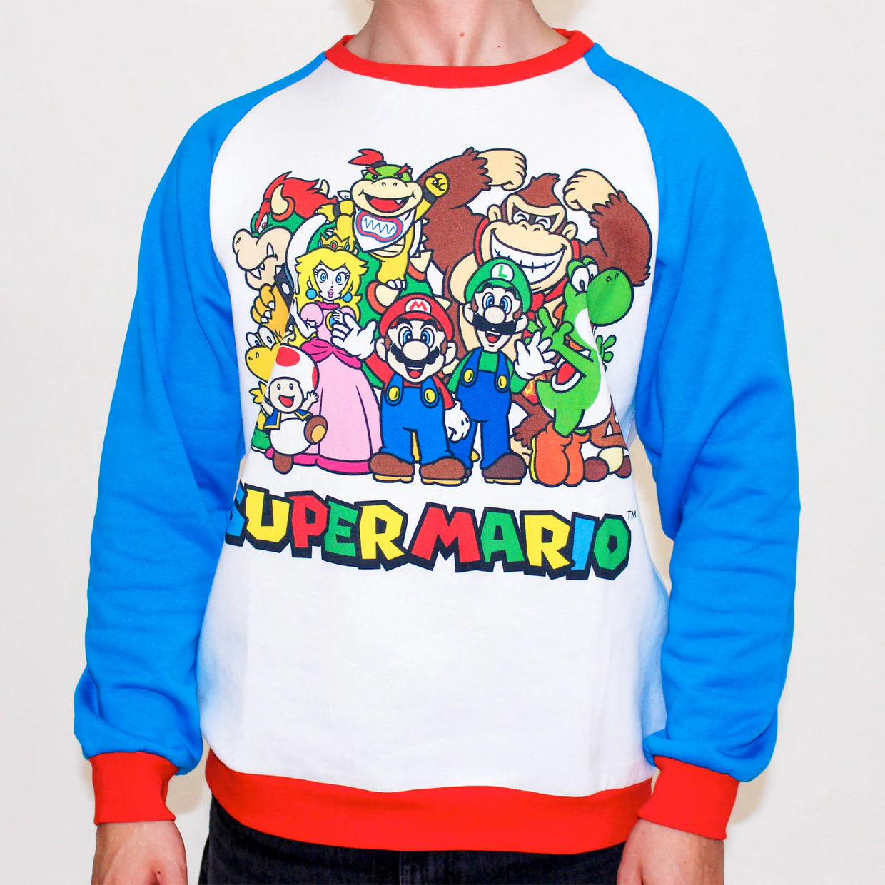 Load image into Gallery viewer, Super Mario Pullover Sweater by Cakeworthy
