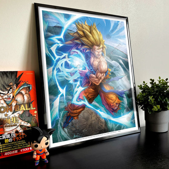 Goku Ss3 Artwork Tapestry by Big Mart - Fine Art America