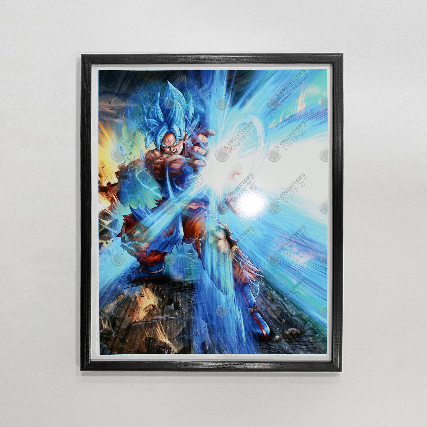 Super Saiyan Blue Goku Dragon Ball Art Print