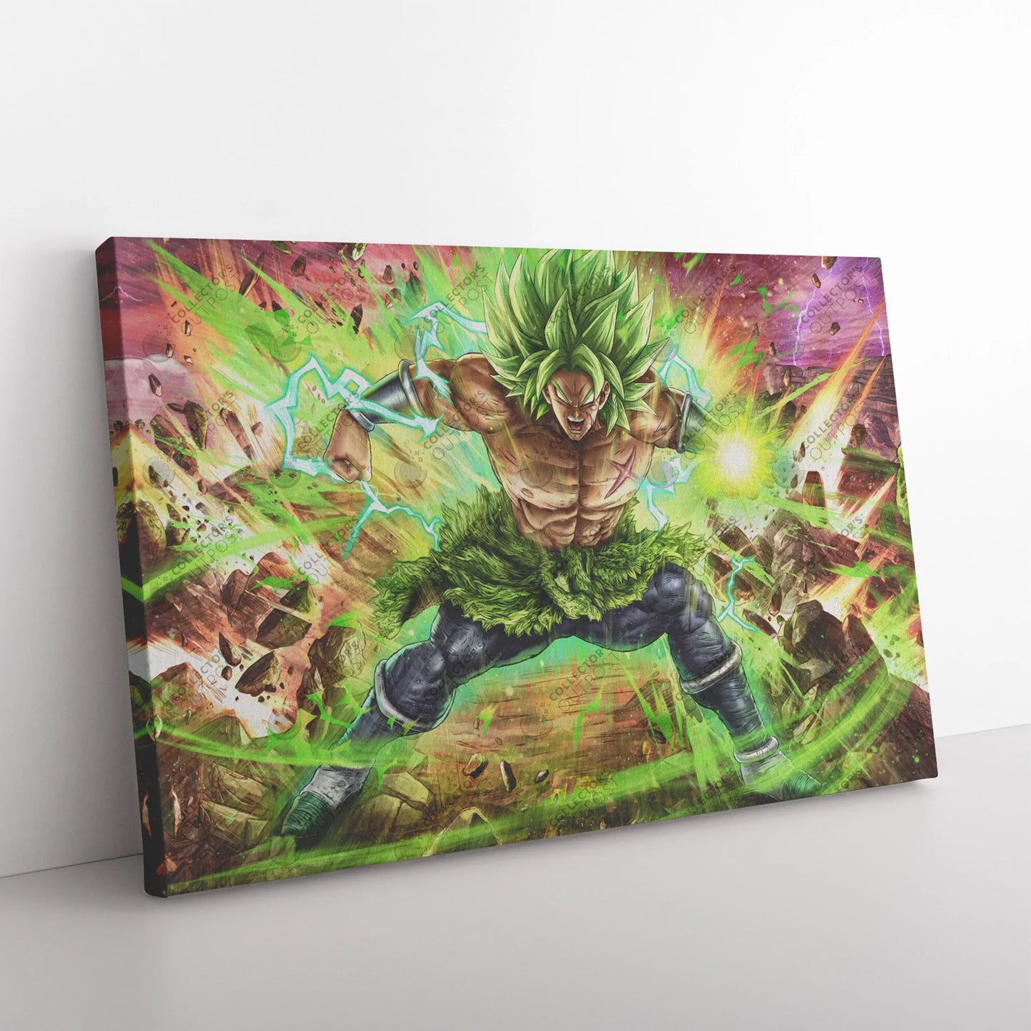 Super Saiyan Broly "True Power" Dragon Ball Z (Landscape) Premium Art Print