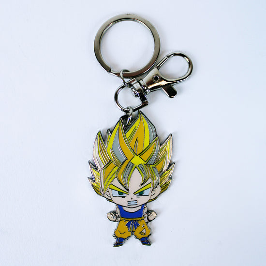Super Saiyan Goku Dragon Ball Enamel Keychain