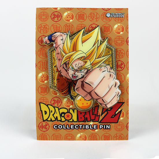 Super Saiyan Goku Dragon Ball Enamel Pin Golden Series