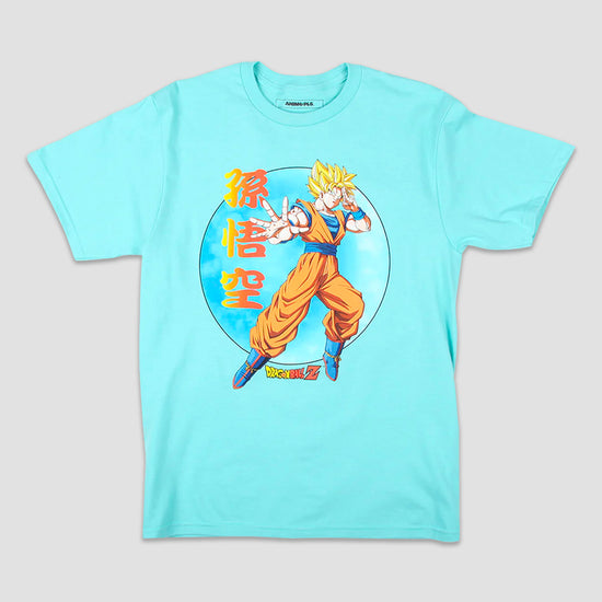 Super Saiyan Goku (Dragon Ball Z) Teal Shirt