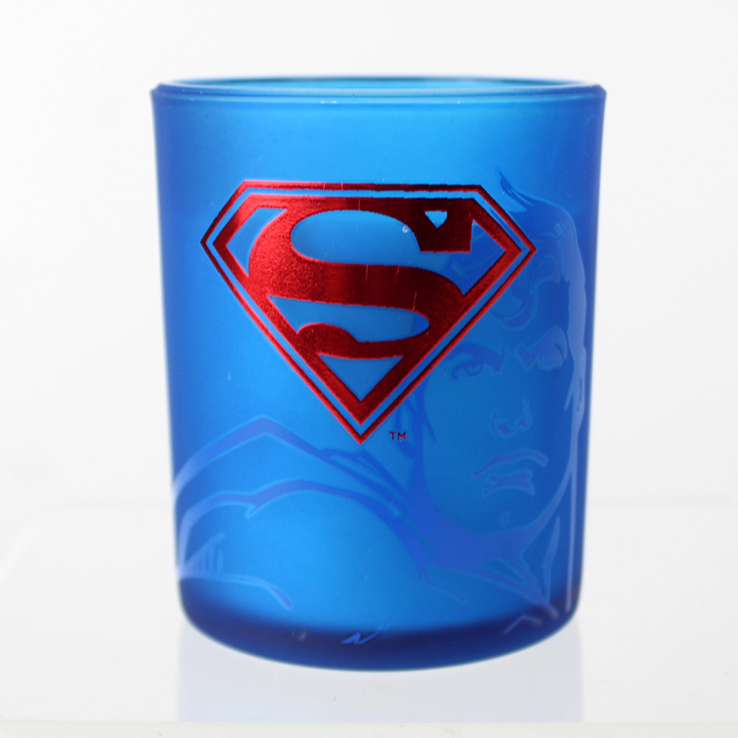Superman DC Comics Glass Votive Candle