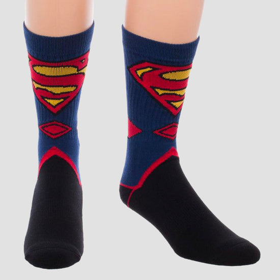 Superman (DC Comics) Suit Up Crew Socks