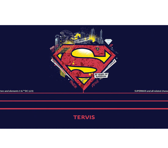 Superman Graffiti Logo (DC Comics) 85th Anniversary Tervis 20oz Stainless Steel Tumbler