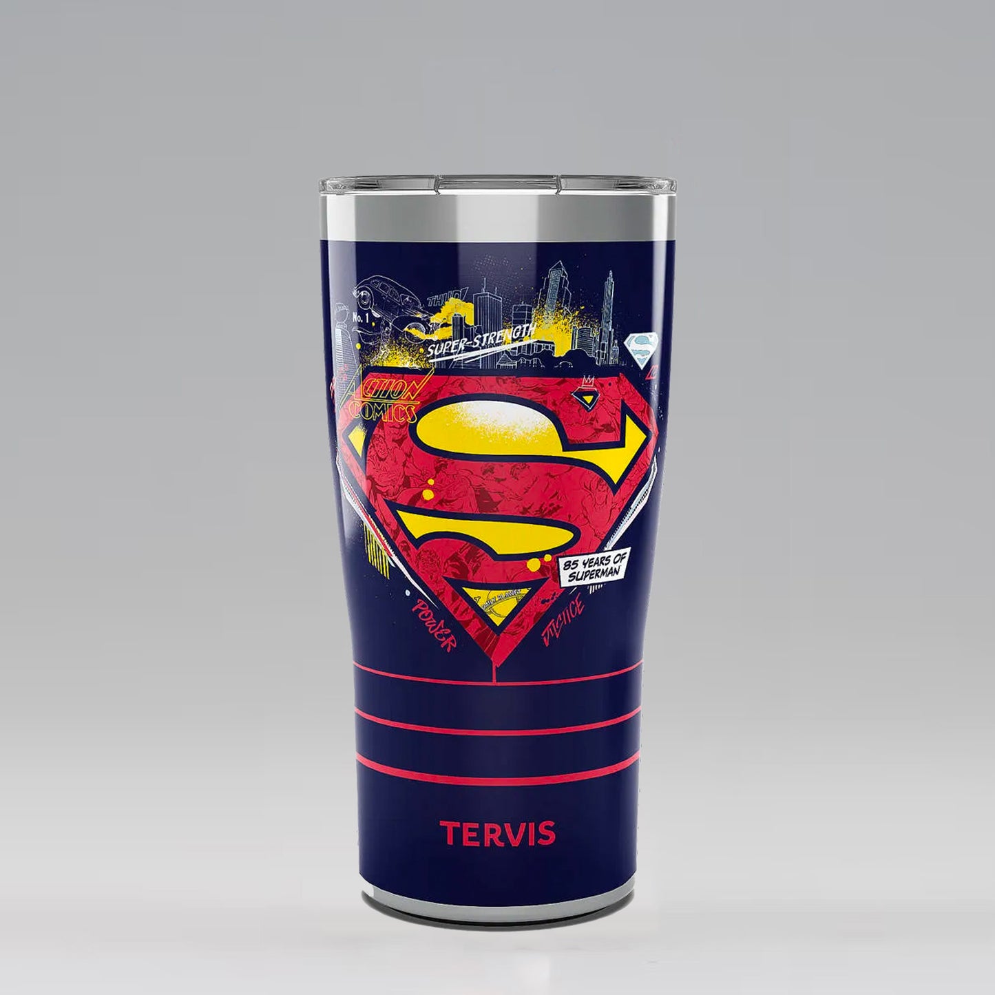 Superman Graffiti Logo (DC Comics) 85th Anniversary Tervis 20oz Stainless Steel Tumbler