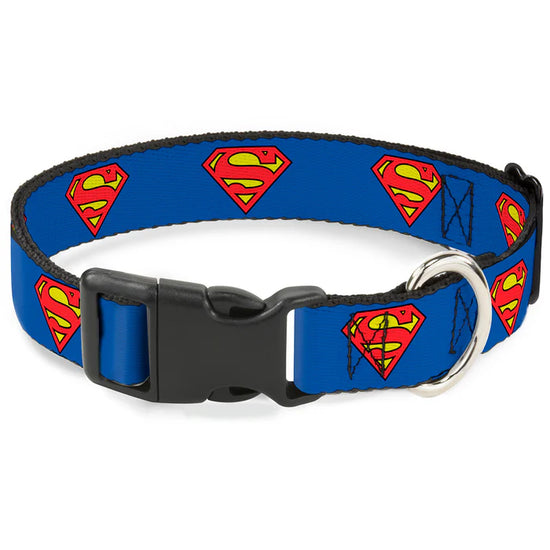 superman-nylon-buckle-dog-collar