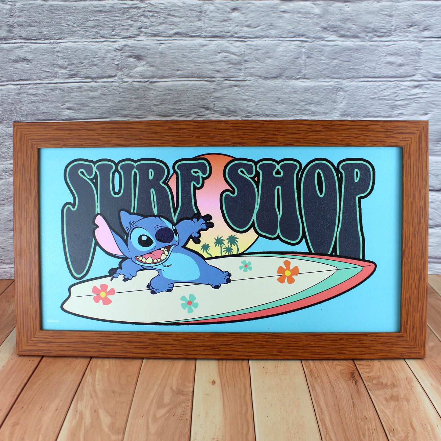 Surf Shop (Lilo & Stitch) Disney Framed Wall Sign