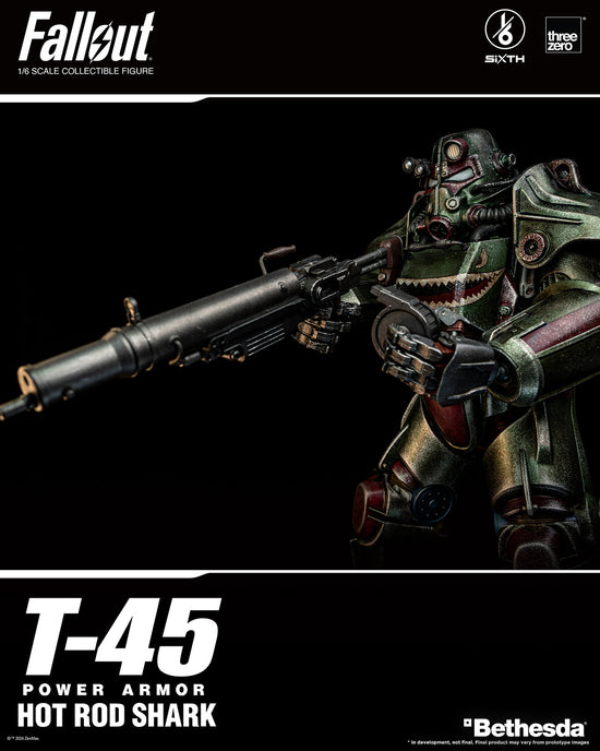 Fallout T-45 Hot Rod Shark Power Armor 1/6 Scale Figure by Threezero