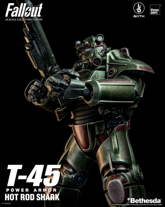 Fallout T-45 Hot Rod Shark Power Armor 1/6 Scale Figure by Threezero