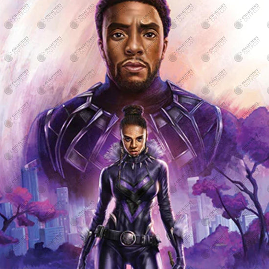 T'Challa and Shuri (Black Panther)"Passing the Torch" Marvel Premium Art Print