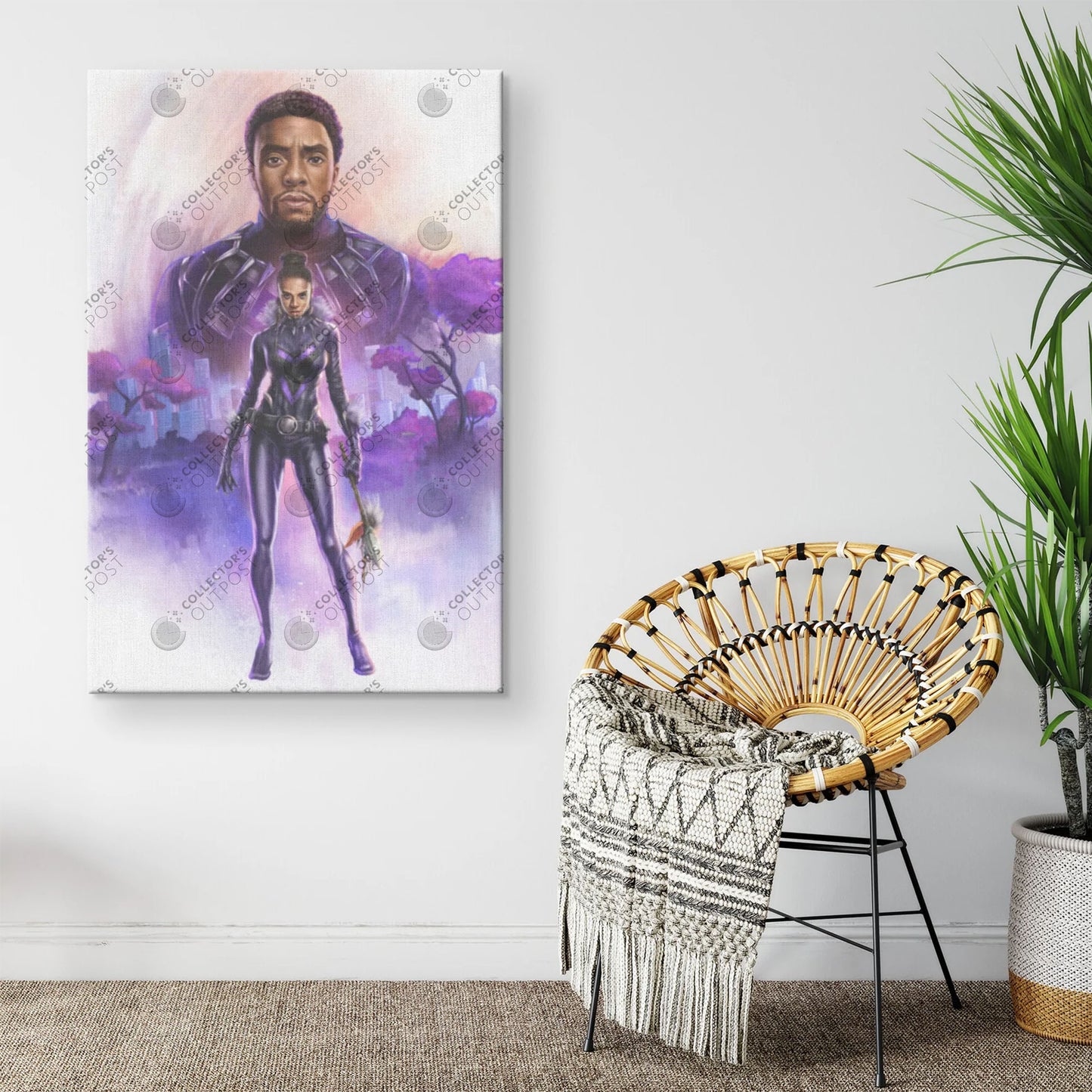 T'Challa and Shuri (Black Panther)"Passing the Torch" Marvel Premium Art Print