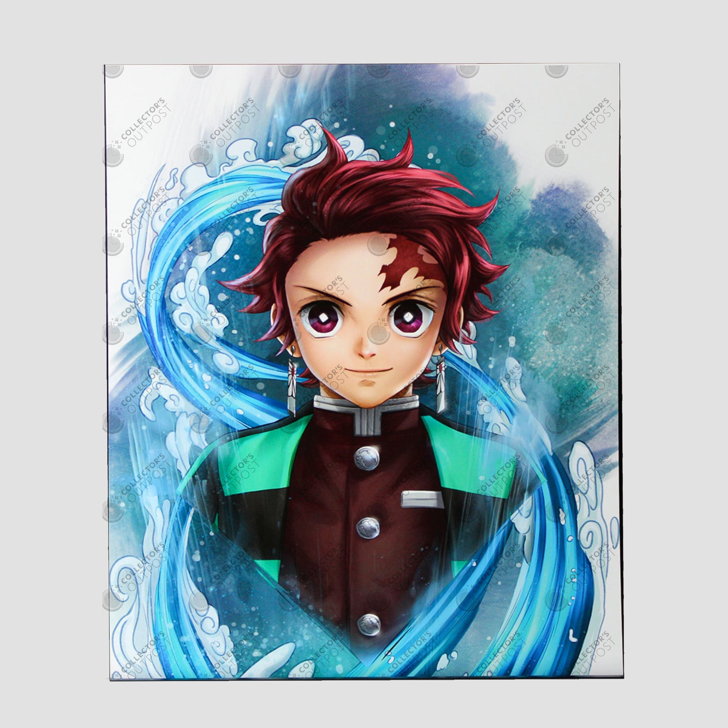 Load image into Gallery viewer, Tanjiro (Demon Slayer) &amp;quot;Water Breathing&amp;quot; Legacy Premium Art Print
