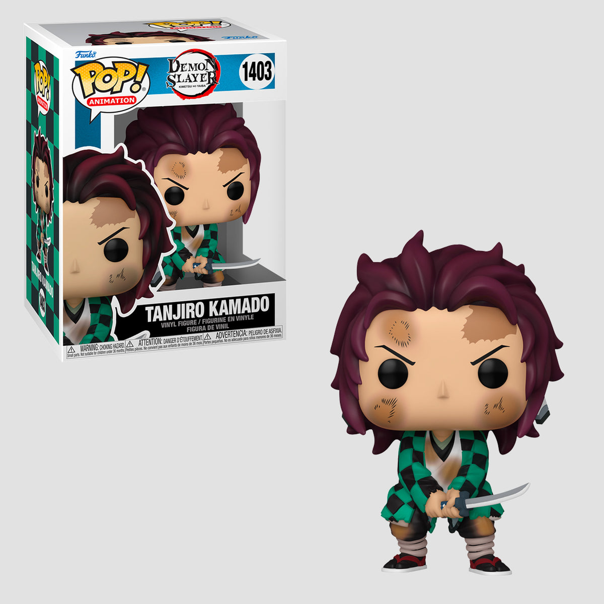 Tanjiro Training with Battle Damage (Demon Slayer) Funko Pop ...