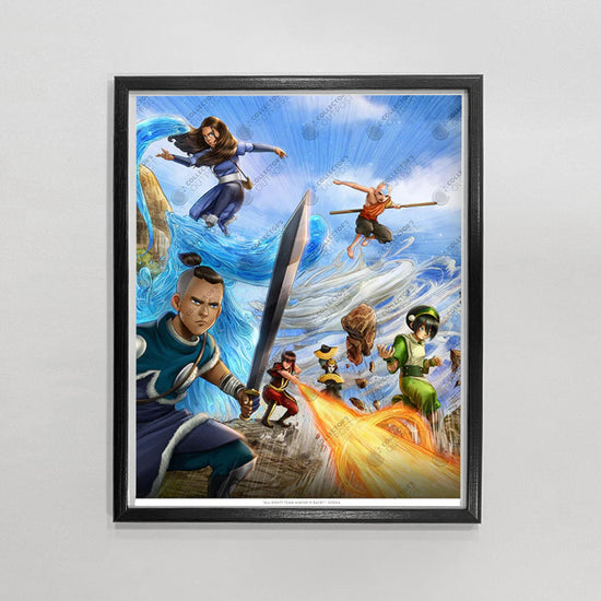 Team Avatar (Avatar: The Last Airbender) Premium Art Print