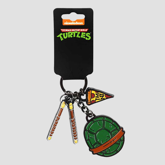 Teenage Mutant Ninja Turtles Enamel Multi-Charm Keychain