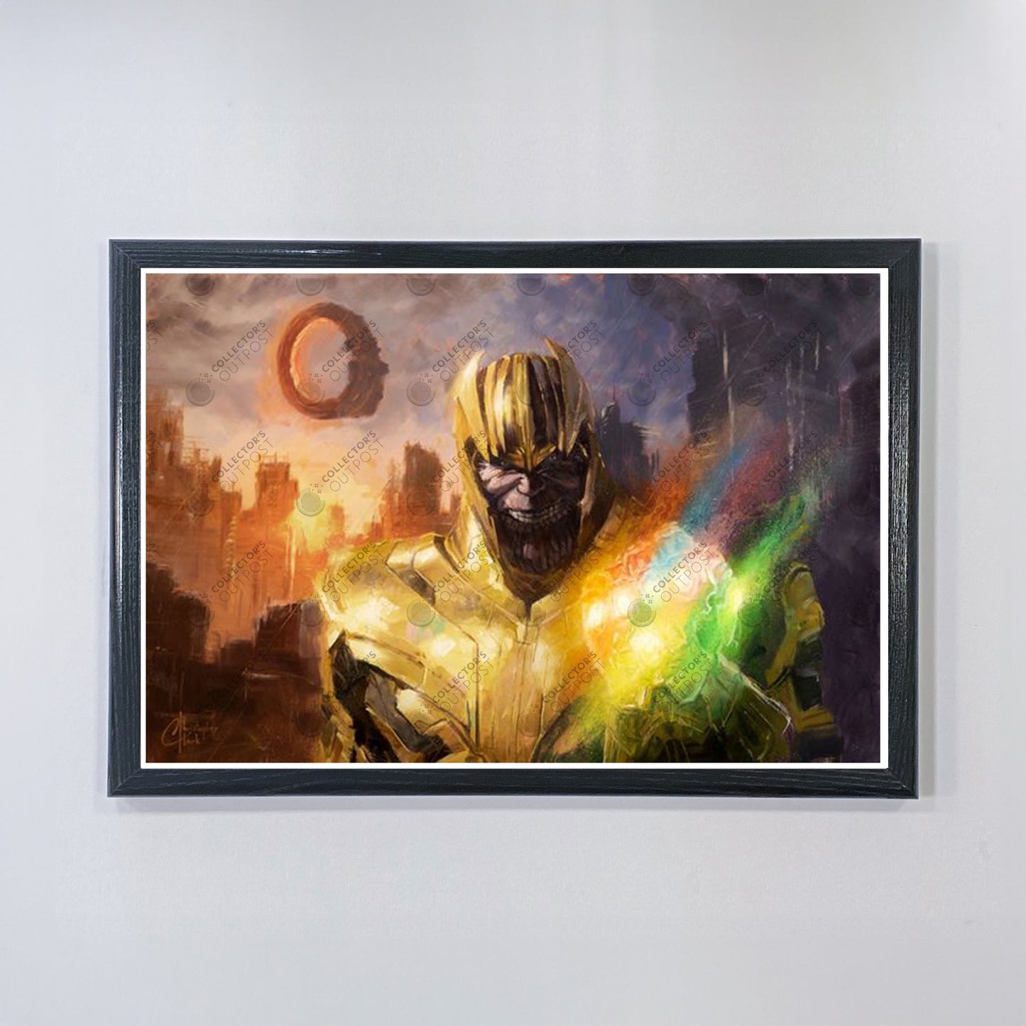 Thanos (Marvel) Art Print by Christopher Clark