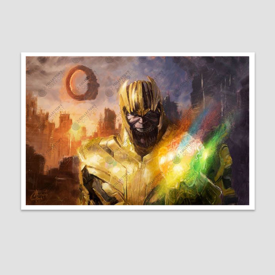 Thanos (Marvel) Art Print by Christopher Clark