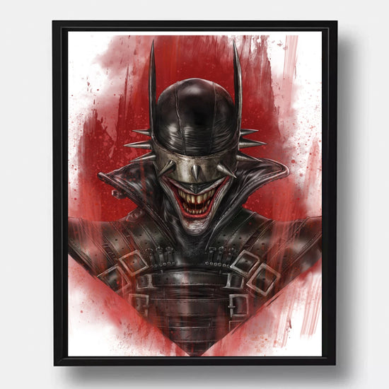 The Bat Who Laughs Batman Portrait Art Print
