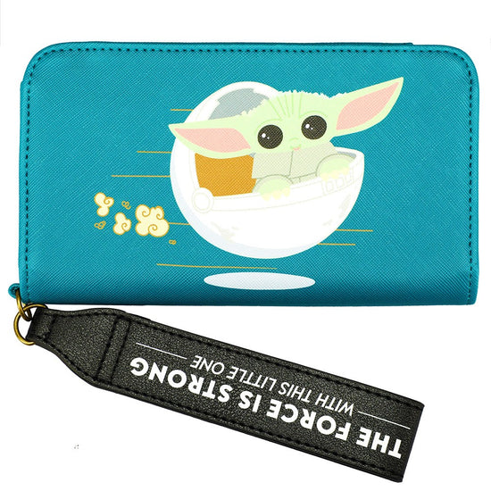 Load image into Gallery viewer, The Child Grogu (Star Wars) Baby Yoda Wristlet Tech Wallet

