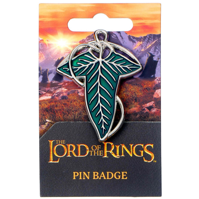 Lord of the Rings Frodo Elven Leaf Brooch Enamel Pin