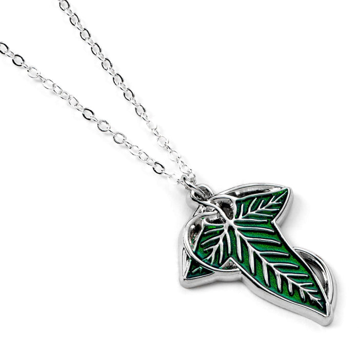 Lord of the Rings Frodo Elven Leaf Brooch Necklace