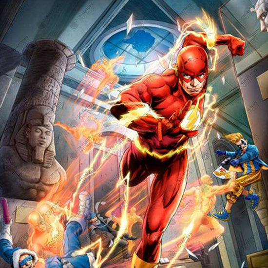 Load image into Gallery viewer, The Flash (DC Comics) &amp;quot;Fastest Man Alive&amp;quot; Premium Art Print
