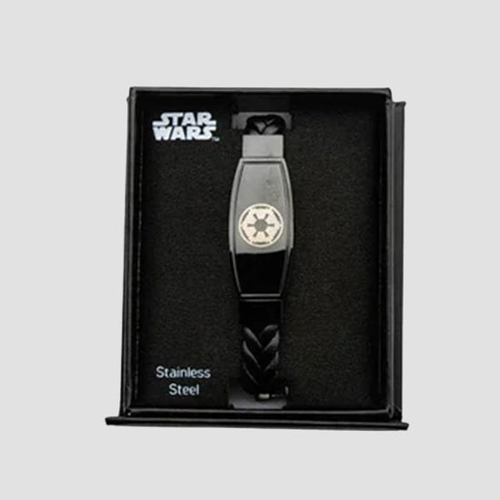 Load image into Gallery viewer, The Galactic Empire (Star Wars) Braided Leather Bracelet

