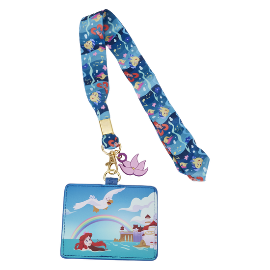 The Little Mermaid 35th Anniversary Lanyard with Card Holder by Lounge Fly
