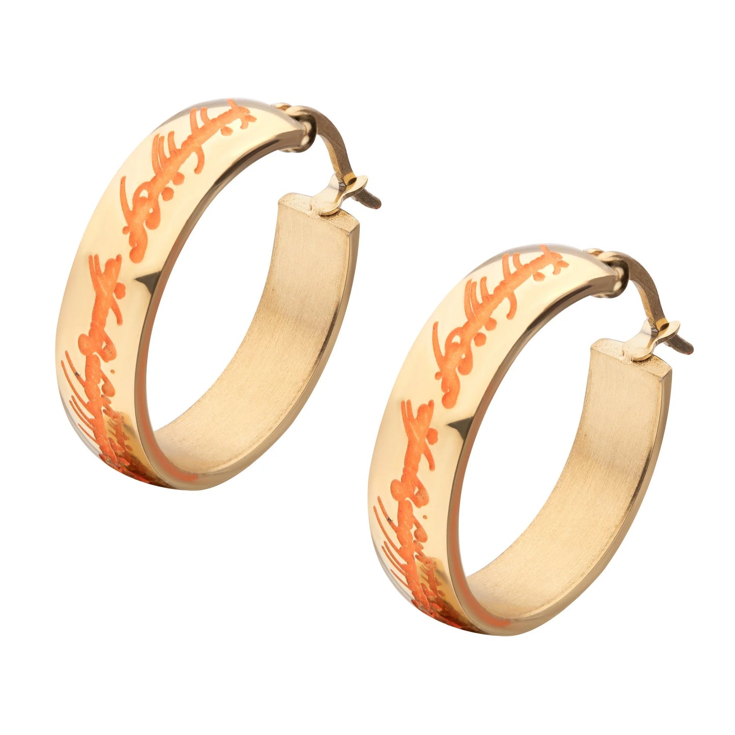 Lord of the Rings The One Ring Glow-In-The-Dark Hoop Earrings