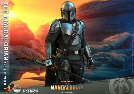 The Mandalorian and The Child 1/4 Scale Figure Set Collector Edition by Hot Toys