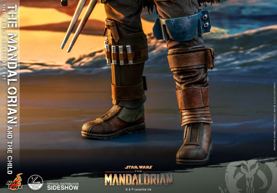 The Mandalorian and The Child 1/4 Scale Figure Set Collector Edition by Hot Toys