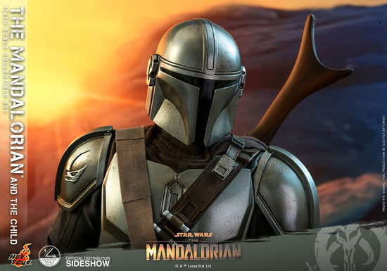 The Mandalorian and The Child 1/4 Scale Figure Set Collector Edition by Hot Toys