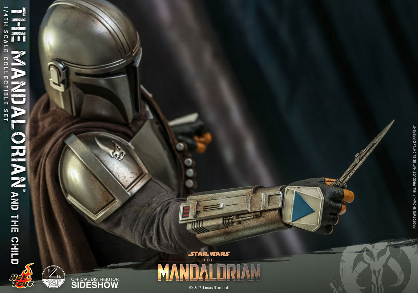 The Mandalorian and The Child 1/4 Scale Figure Set Collector Edition by Hot Toys