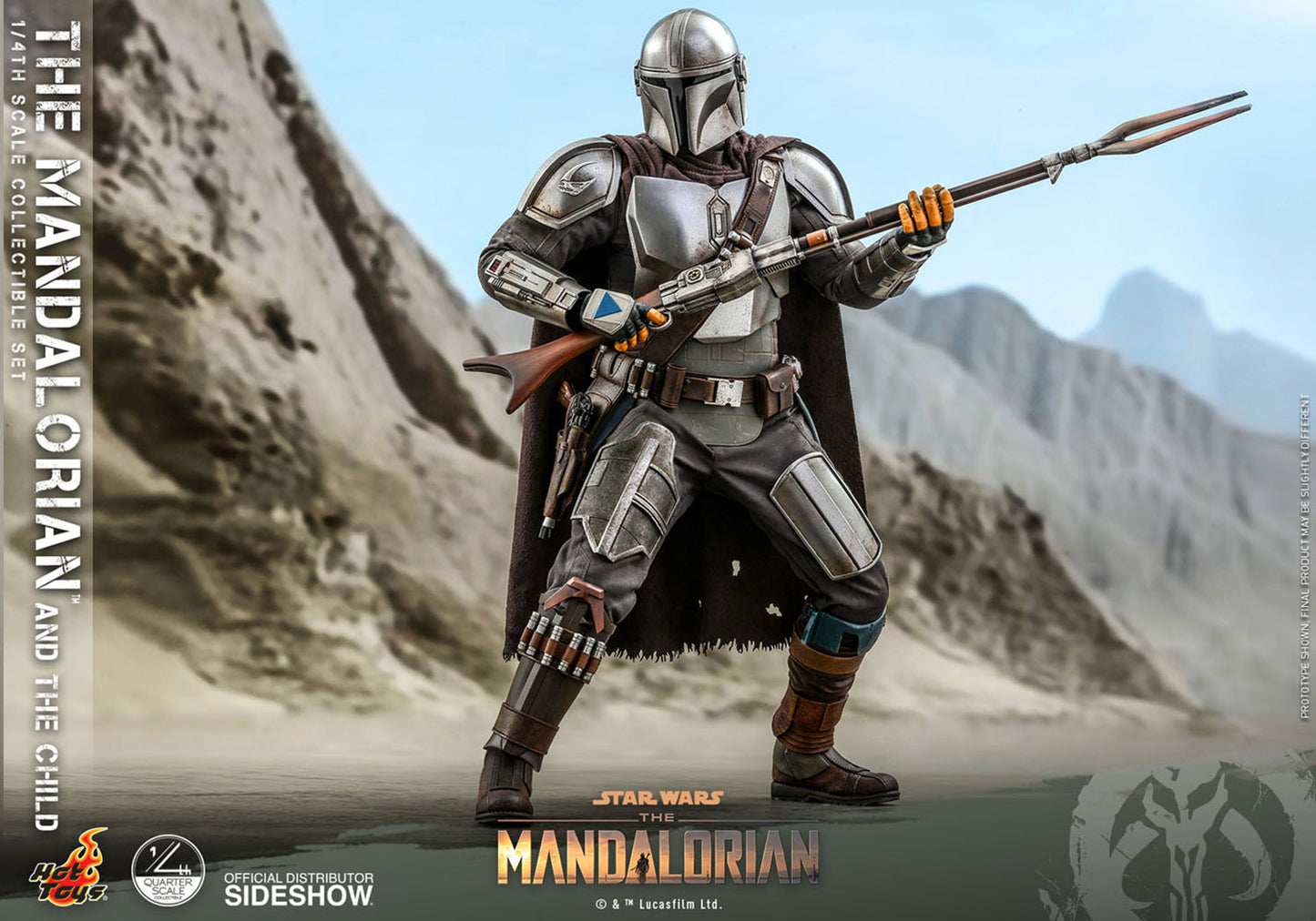 The Mandalorian and The Child 1/4 Scale Figure Set Collector Edition by Hot Toys