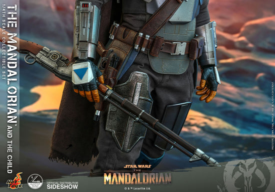 The Mandalorian and The Child 1/4 Scale Figure Set Collector Edition by Hot Toys