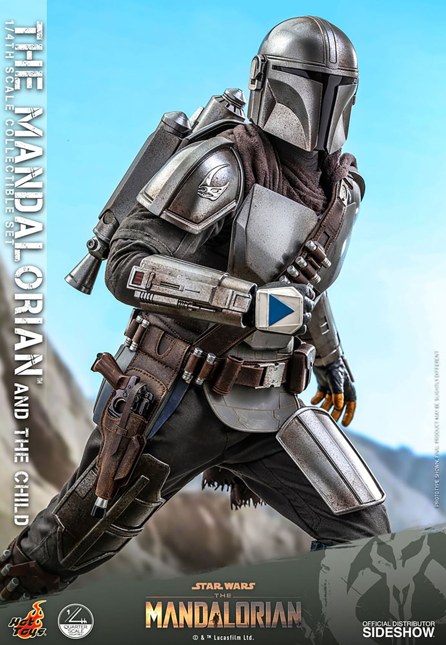 The Mandalorian and The Child 1/4 Scale Figure Set Collector Edition by Hot Toys