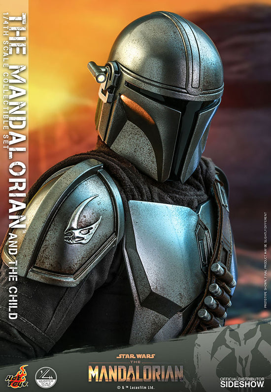 The Mandalorian and The Child 1/4 Scale Figure Set Collector Edition by Hot Toys