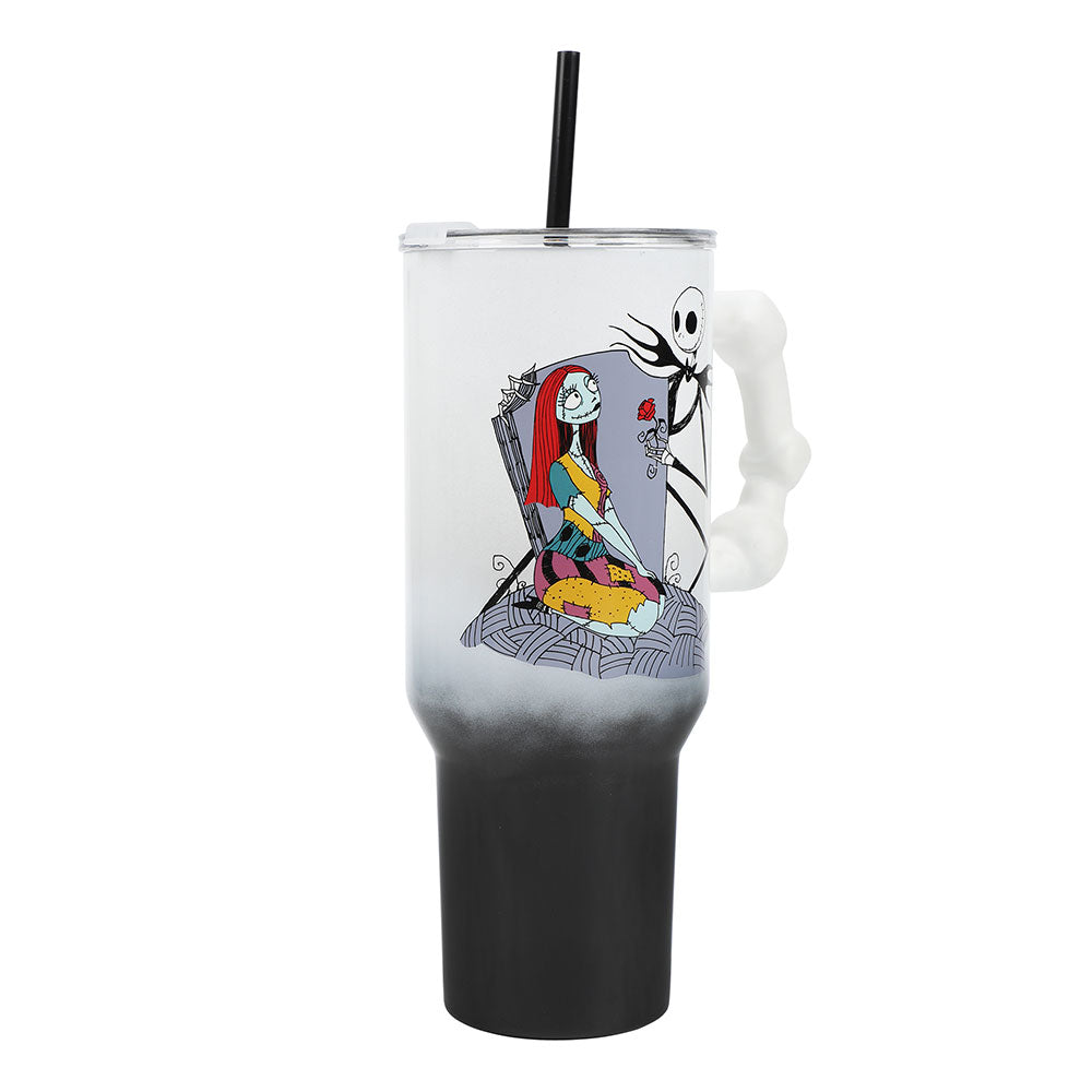 The Nightmare Before Christmas Sculpted Handle Stainless Steel 40 oz. Travel Mug