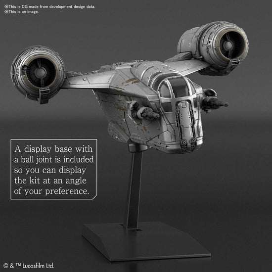 The Razor Crest (Silver Coating Ver.) Star Wars: The Mandalorian Model Kit