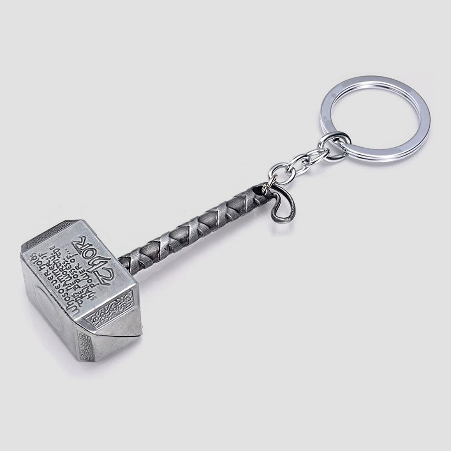 Load image into Gallery viewer, Thor&amp;#39;s Hammer (Marvel) Pewter Keychain
