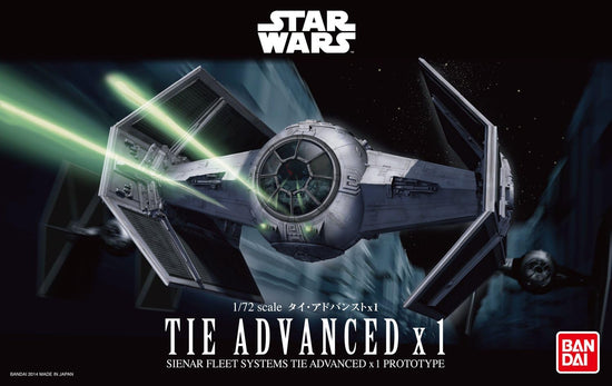 Tie Advanced x1 (Star Wars) 1:72 Scale Model Kit