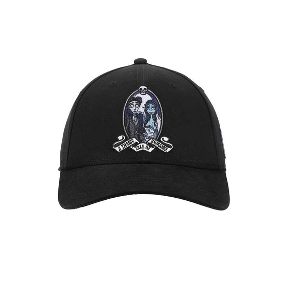 Tim Burton's The Corpse Bride Emily and Victor Embroidered Adjustable Baseball Cap