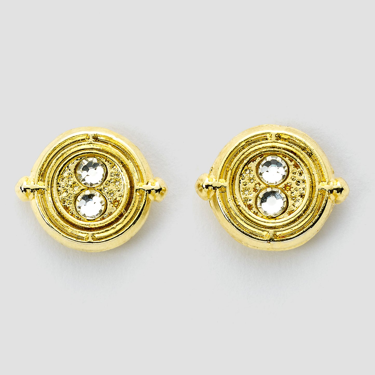 Time Turner (Harry Potter) Gold Plated Stud Earrings
